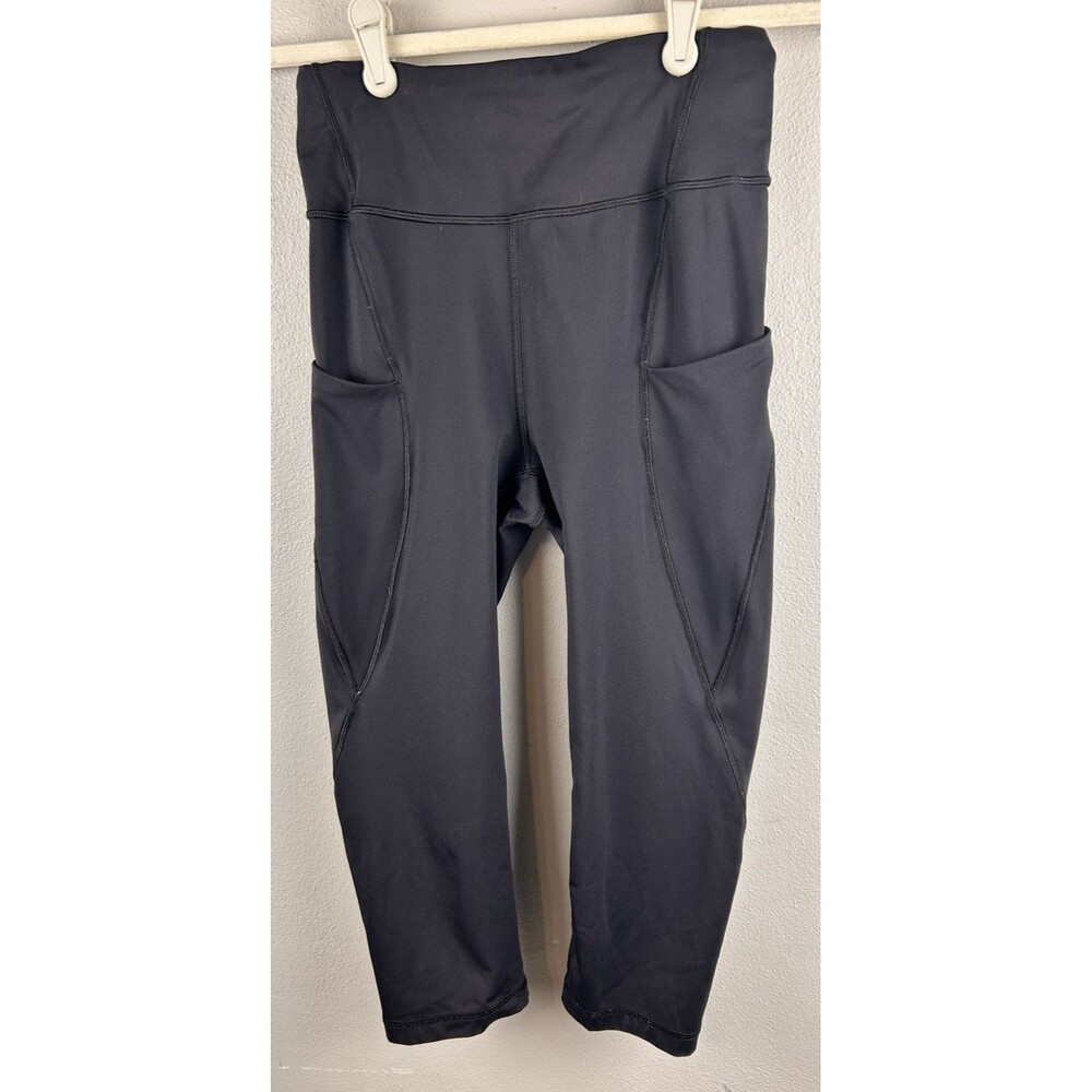 Lululemon break Free Crop W6AH5S Size 4 Women's Leggings - Black Nulux